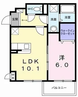 プレミアスペースⅡ【2階】の間取り