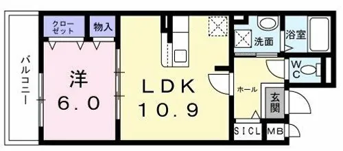 プレミアスペースⅡ【2階】の間取り