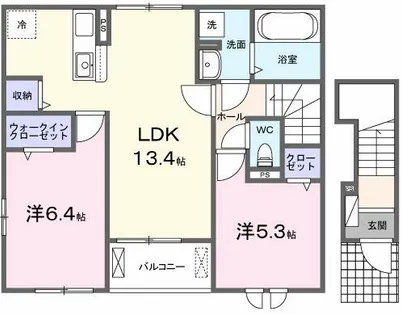 プレミアスペースⅠ【2階】の間取り