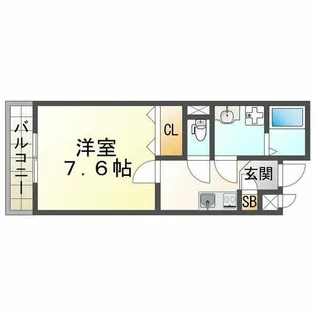 エステイトE垂水2【1階】の間取り