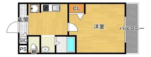 エムロード新大阪【6階】の間取り