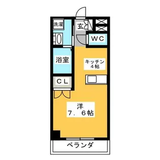 プレサンスSAKAE白川公園【5階】の間取り