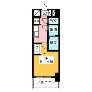 ディアレイシャス上前津【3階】の間取り