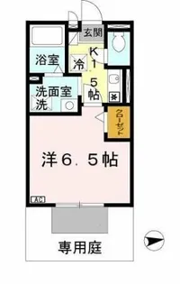 フローラ岡本 B棟【1階】の間取り