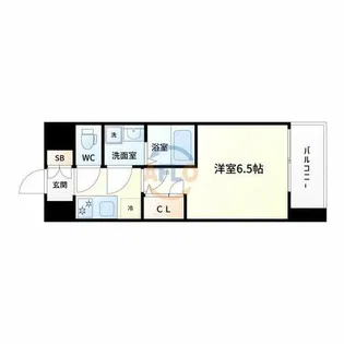 LUMINOUS三国本町【5階】の間取り