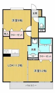 ボヌールメゾン【1階】の間取り