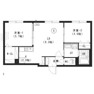 Chou Chou(シュシュ)【3階】の間取り