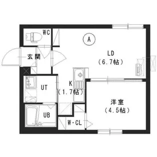 Chou Chou(シュシュ)【2階】の間取り
