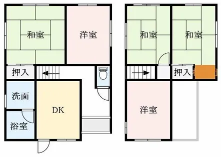 大阪府堺市美原区南余部【一戸建】の間取り