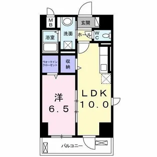 ドエル グランデュール【10階】の間取り