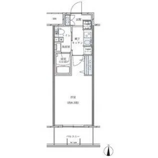 パークアクシス名古屋山王【10階】の間取り