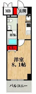 Groove Nipponbashi【4階】の間取り