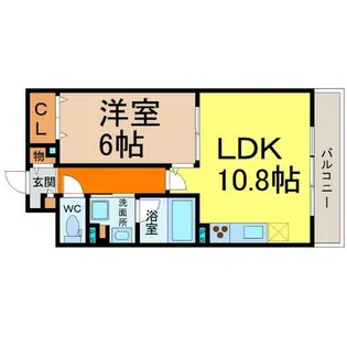 レユシール【3階】の間取り