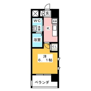 Live Casa堀田【5階】の間取り