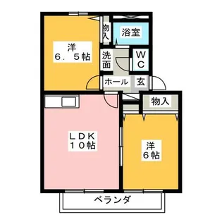 パークコート東郷【1階】の間取り