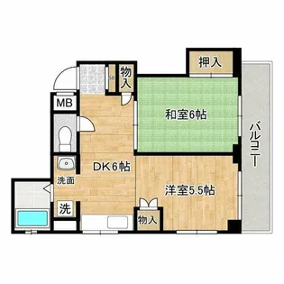 コーポ守口【2階】の間取り