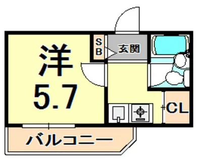 ステラハウス4ー【1階】の間取り