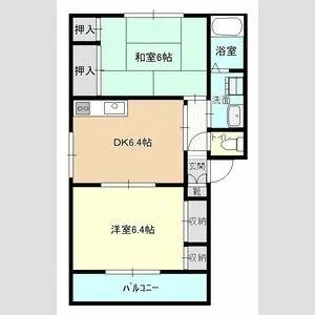 パークサイドA【1階】の間取り