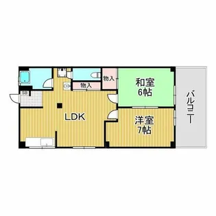 兵住グランドコート市役所前【3階】の間取り