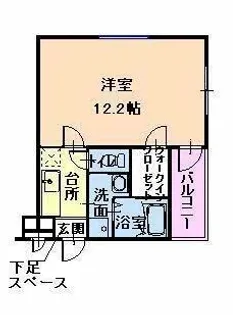 フジパレスあびこ【1階】の間取り