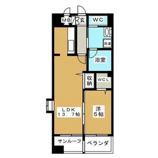あいさきがけ【11階】の間取り