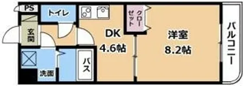 GROOVE南草津【1階】の間取り