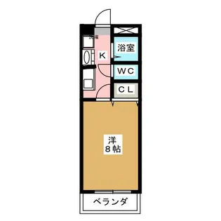 クリオコート【4階】の間取り