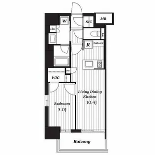 オープンレジデンシア今池【7階】の間取り