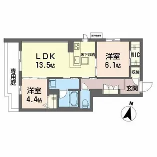 ラ・メゾン デ プレズィール【3階】の間取り