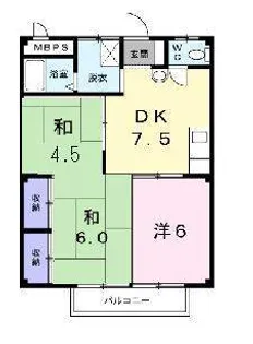 サンライフ栄【2階】の間取り
