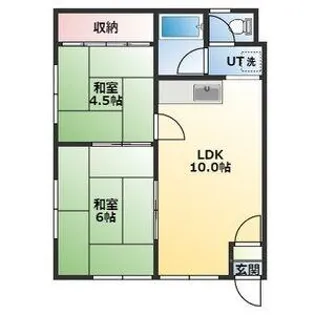 コーポ旭【2階】の間取り