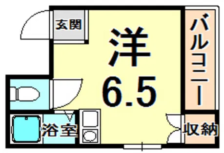 パーソナルマンション杭瀬1番館【2階】の間取り
