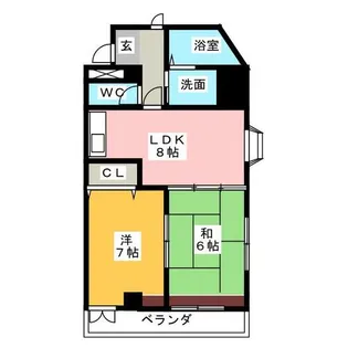 フォンテ名昭【3階】の間取り