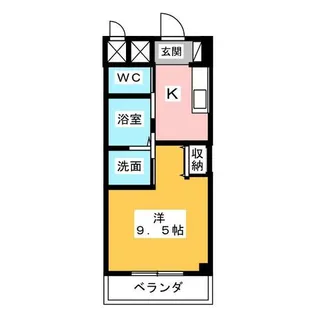 ラ・プラース古出来【1階】の間取り