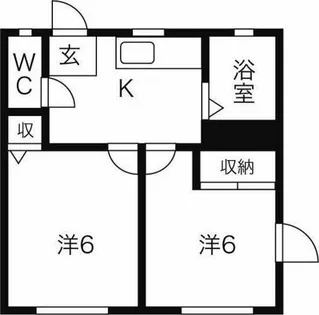 リバーサイド91【201号室】の間取り