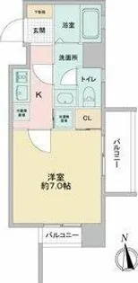 リエス鶴舞EAST TOWER【2階】の間取り