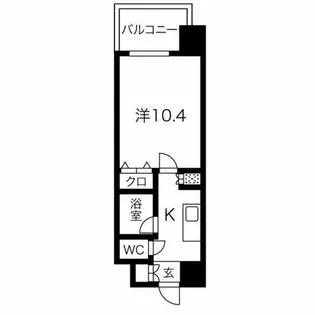 鶴舞パークヒルズ【6階】の間取り