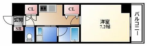 ジオステージ本山【2階】の間取り
