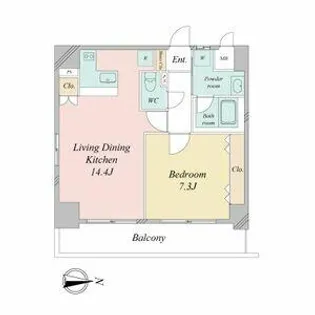 BSレジデンス栄【6階】の間取り