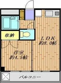 ラポール【3階】の間取り