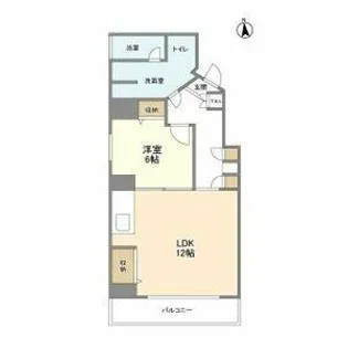 丸の内セントラルハイツ【5階】の間取り