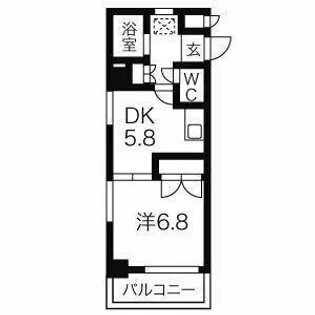 シャンポール大須【2階】の間取り