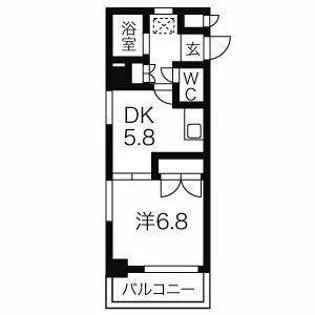 シャンポール大須【2階】の間取り