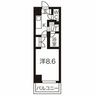サニー池下【3階】の間取り