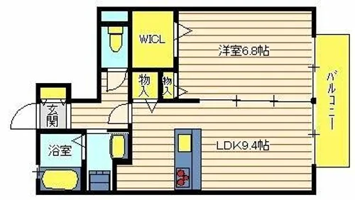 サニーヒル【103号室】の間取り