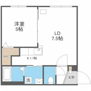 レクスベイル澄川【4階】の間取り