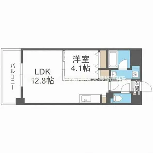 クラン エシオ【2階】の間取り