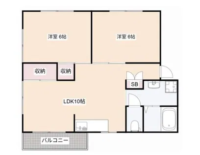 セントラーザ【2階】の間取り