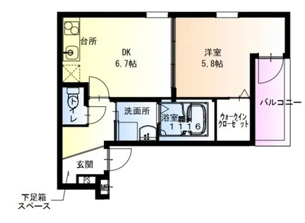フジパレス百舌鳥駅東【1階】の間取り
