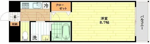 レオンコンフォート桜ノ宮【3階】の間取り